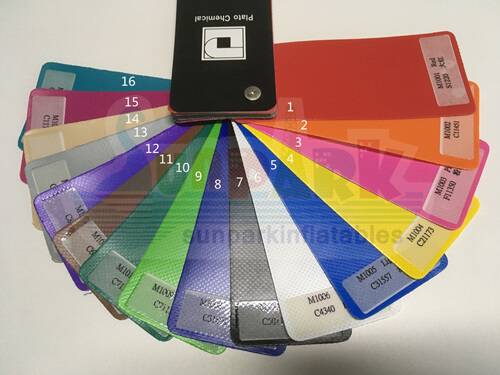 PVC Tarpaulin Material Color Sheet of Skate Landing Airbag