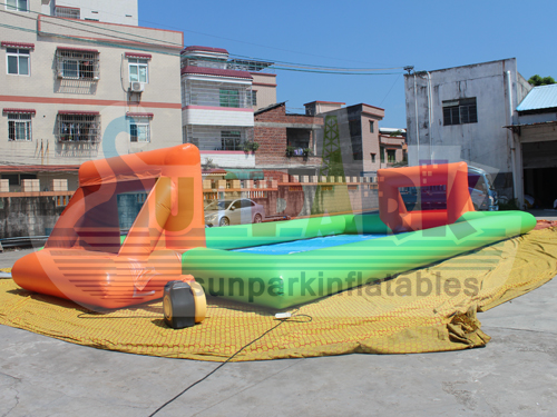 Soapy Football Pitch Inflatable
