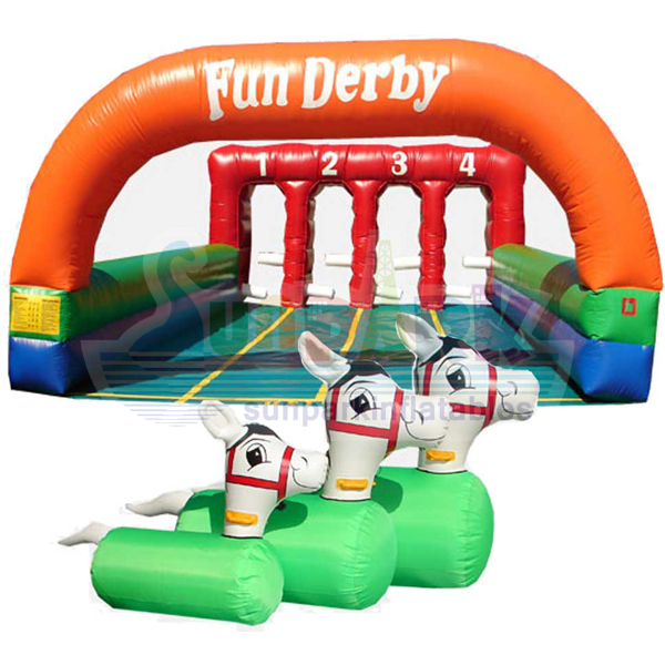 Inflatable Horse Race Derby