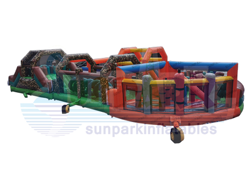 Mega-sized Inflatable Obstacle Experience