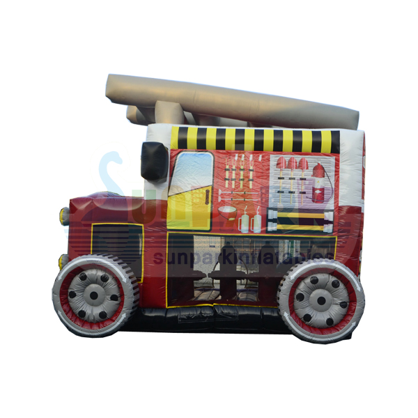 Inflatable Bouncer Fire Truck