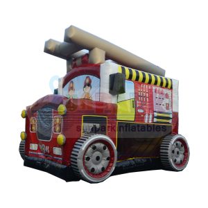 Inflatable Fire Truck Bounce House