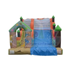 Jungle Theme Inflatable Slide