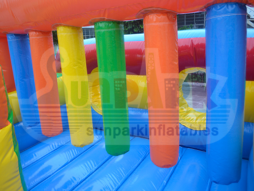 65' Inflatable Obstacle Course Details