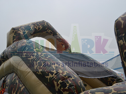 Camo Inflatable Obstacle Course Details