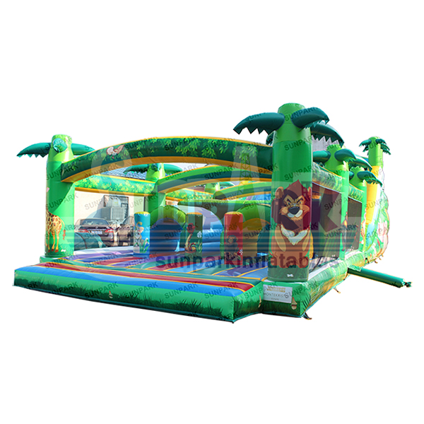 Inflatable Jungle Obstacle Course