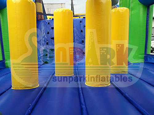 Inflatable Sharky Obstacle Course Pillars