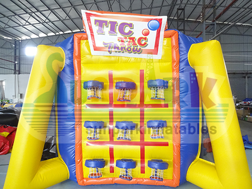 Inflatable Tic Tac Hoops Toss Details