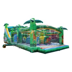 Inflatable Tropical Obstacle Course