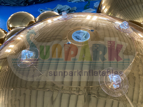 Gold Inflatable Chrome Balloon