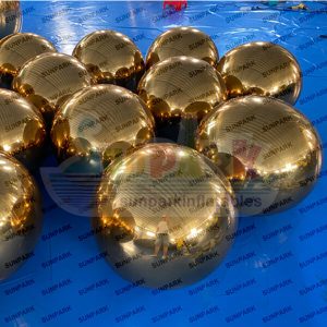 Gold Inflatable Mirror Ball