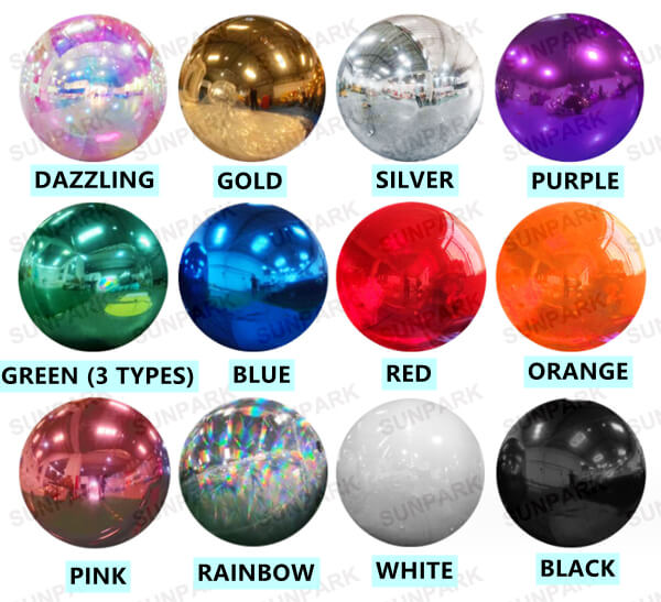 Inflatable Spheres Color
