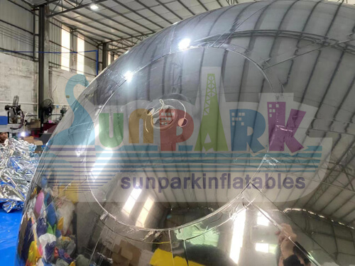 Silver Inflatable PVC Ball