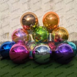 Green Metallic Inflatable Sphere