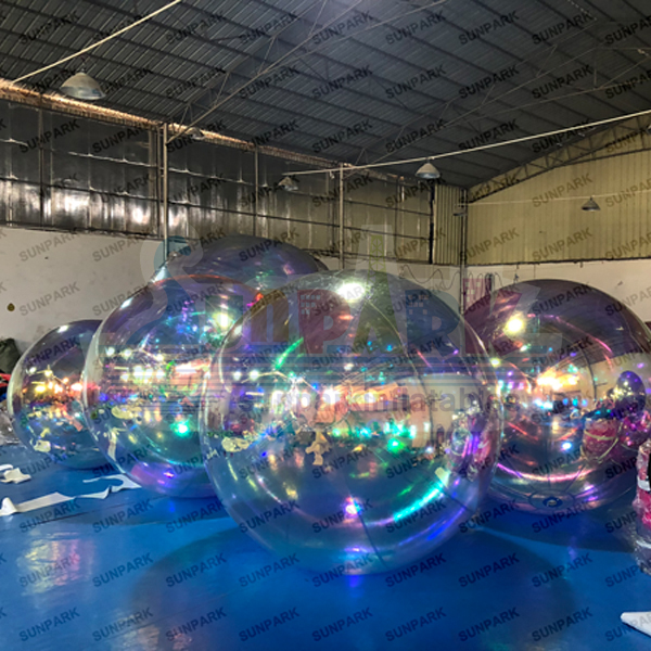 Rainbow Inflatable Mirror Ball