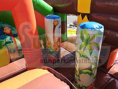 Dino Bouncer Inflatable Pillars
