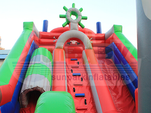 Pirate Ship Inflatable Bouncer Details