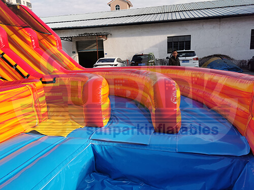 Curve Inflatable Water Slide Details