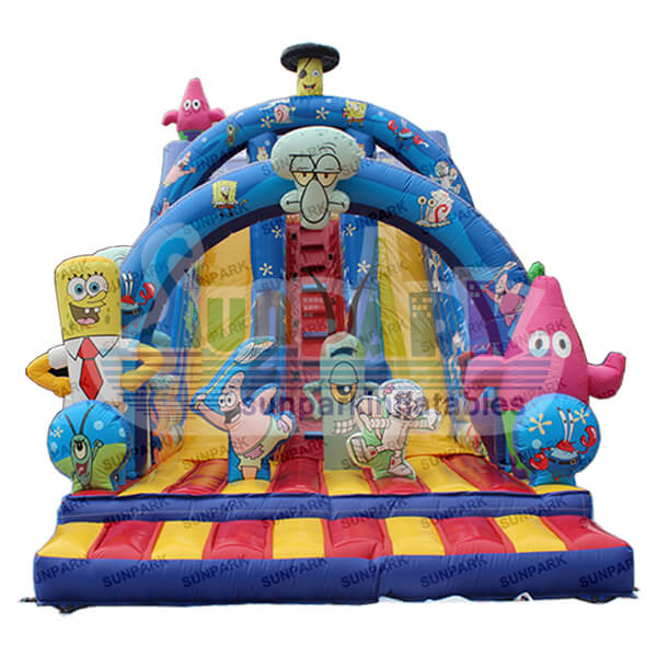 Inflatable SpongeBob Slide