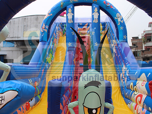 Spongebob Inflatable Slide Details
