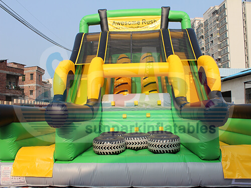 Toxic Rush Inflatable Slide Details