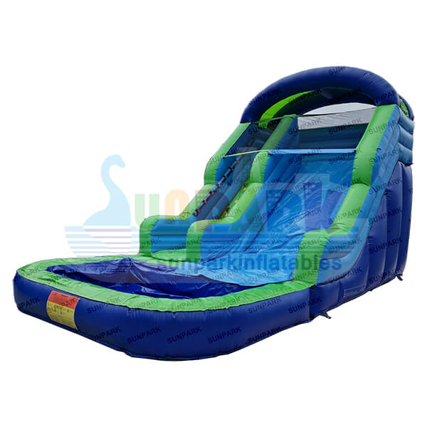 Cheap Inflatable Water Slide with Pool | Single Lane Thrills