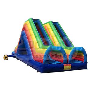 Inflatable Rainbow Water Slide