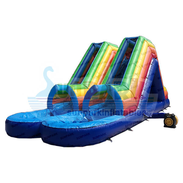 Rainbow Tube Water Slide