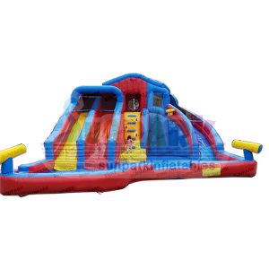 Triple Inflatable Water Slide