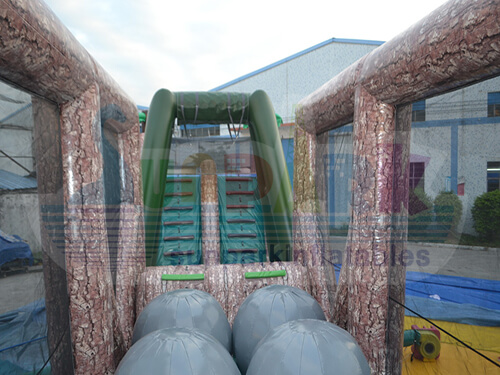 Adult Obstacle Course Inflatable with Big Balls