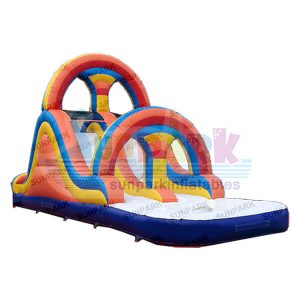Double Drop Falls Inflatable Water Slide