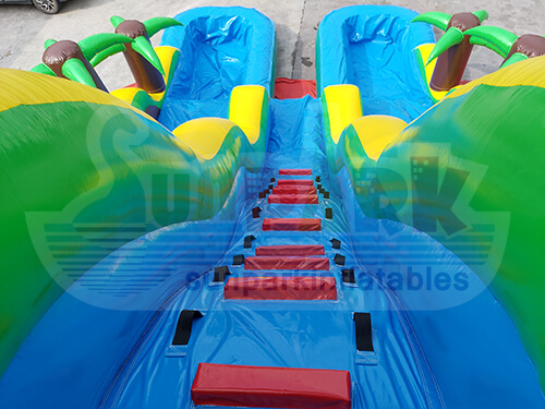 Double Water Slide Inflatable Ladders