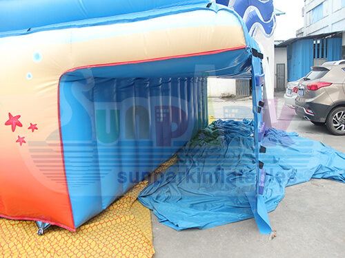 Inflatable Water Slide into Pool Details