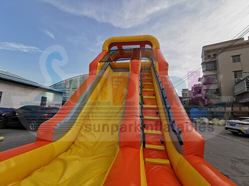 Orange Inflatable Water Slide Details