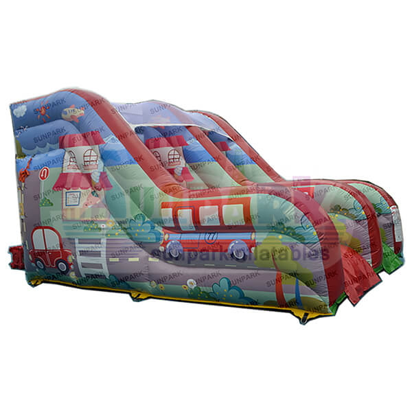 Backyard Inflatable Slide