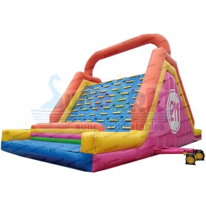 Inflatable Climbing Wall Slide