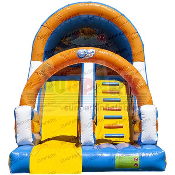 Inflatable Ocean World Slide