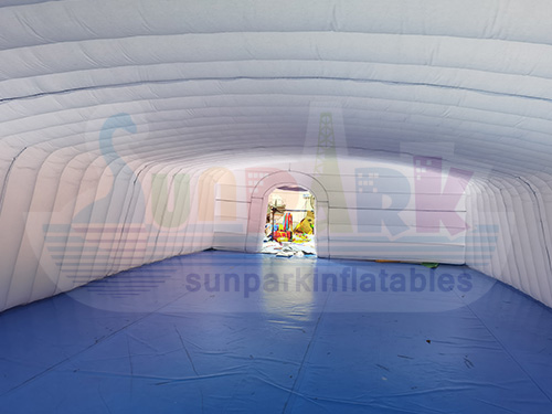 Inflatable Pool Dome Tent Inside