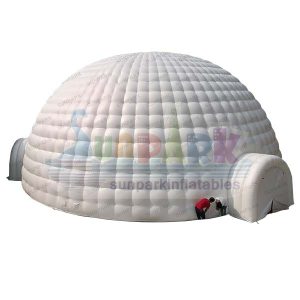 Inflatable White Dome Tent