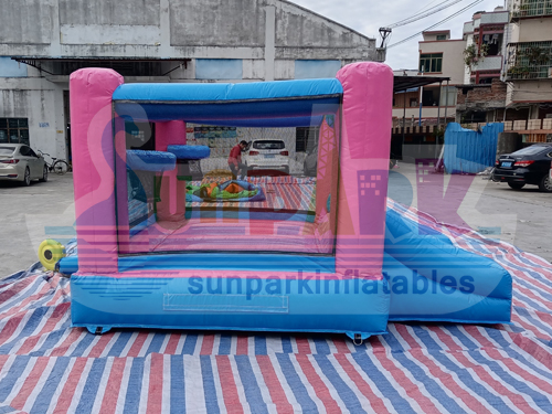 Bounce House Pink Details