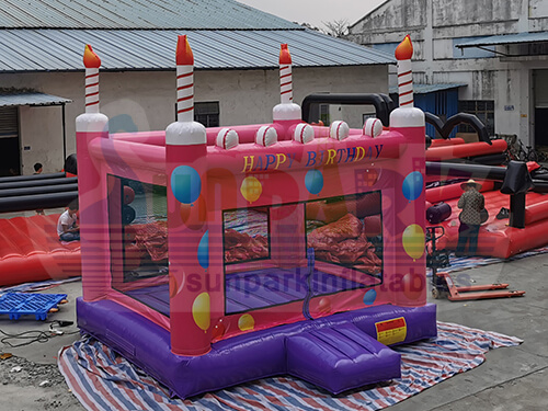 Bounce House Birthday Cake​ Details