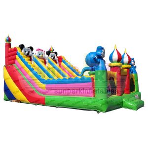 Disney Blue Cat Inflatable Slide