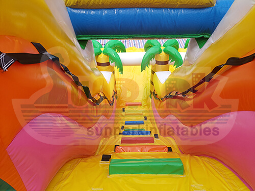 Double Slide Inflatable Details