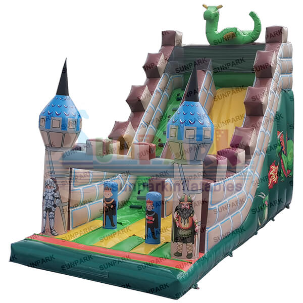 Dragon Castle Inflatable Slide