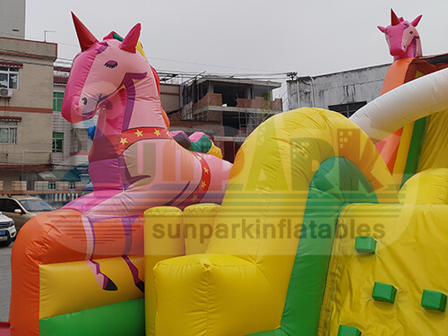 Unicorn Slide Inflatable Details
