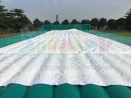 Snowboarding Airbag Jump Landing Details