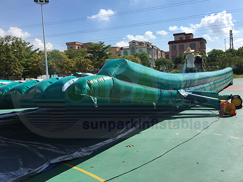 Snowboarding Airbag Landing Details